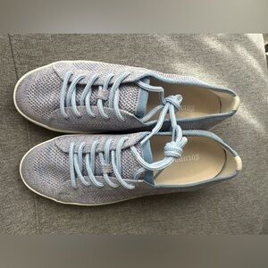 New Women's Soludos Blue Knit Sneaker